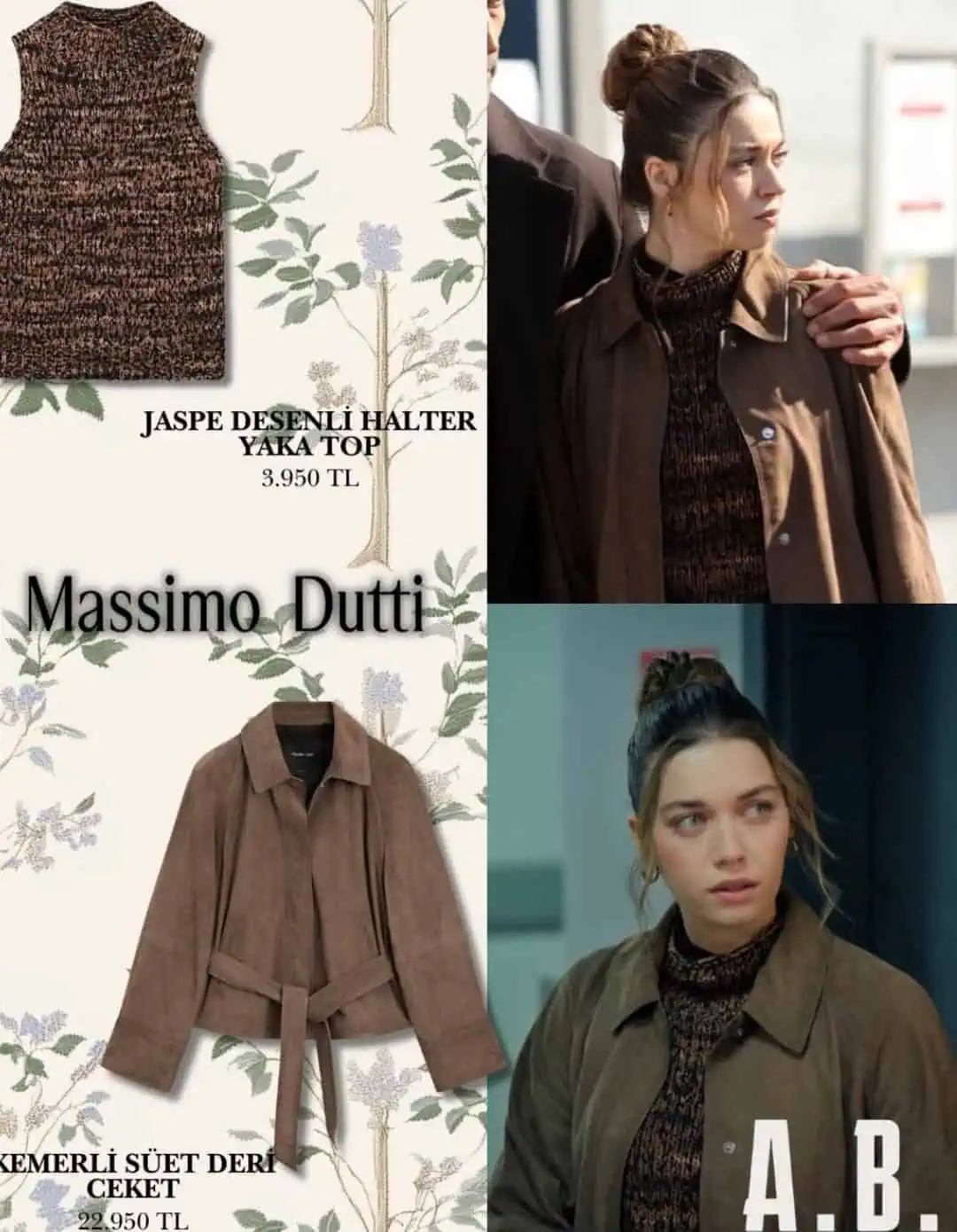 17 Mart Abi dizisi 10.bölüm Çağla kıyafetleri