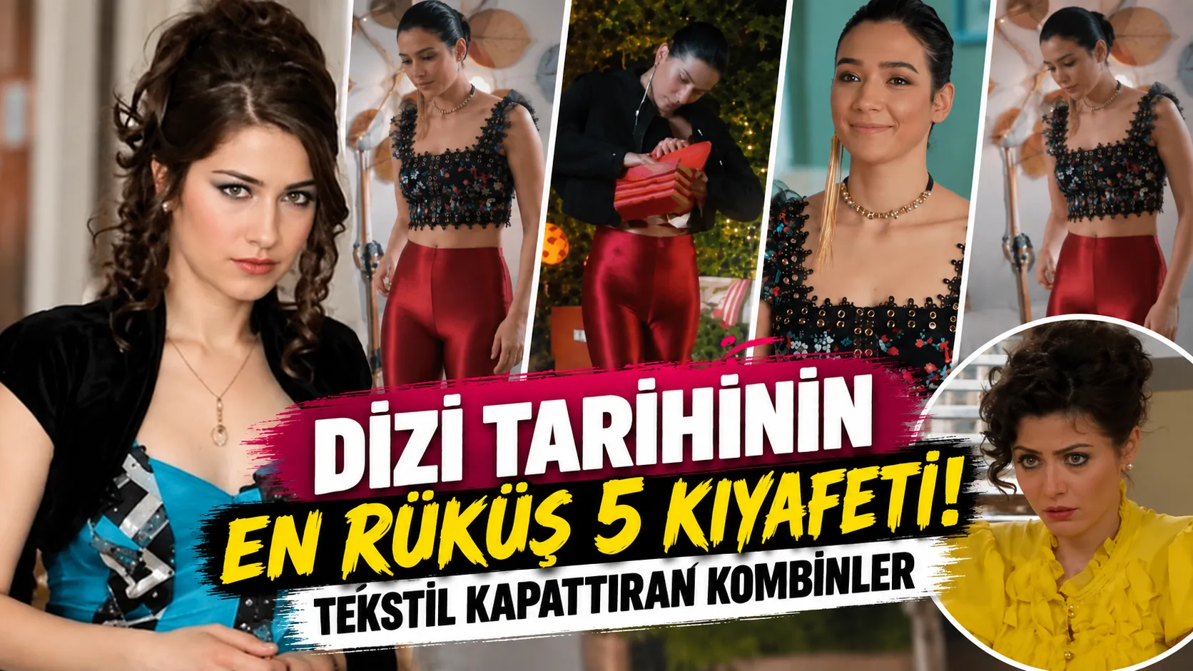 Dizi Tarihinin En Rüküş 5 Kıyafeti! Tekstil Kapattıran Kombinler